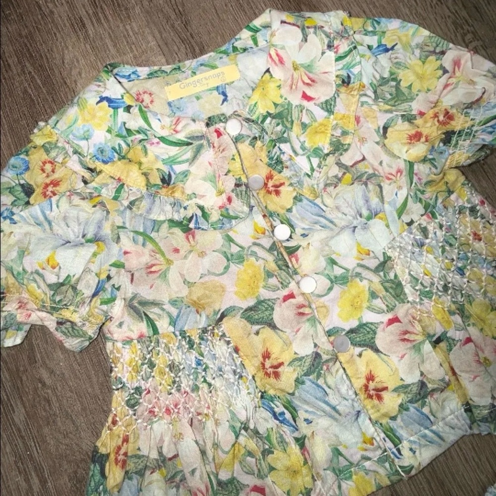 Gingersnaps $120 MSRP Smocked Set 6m